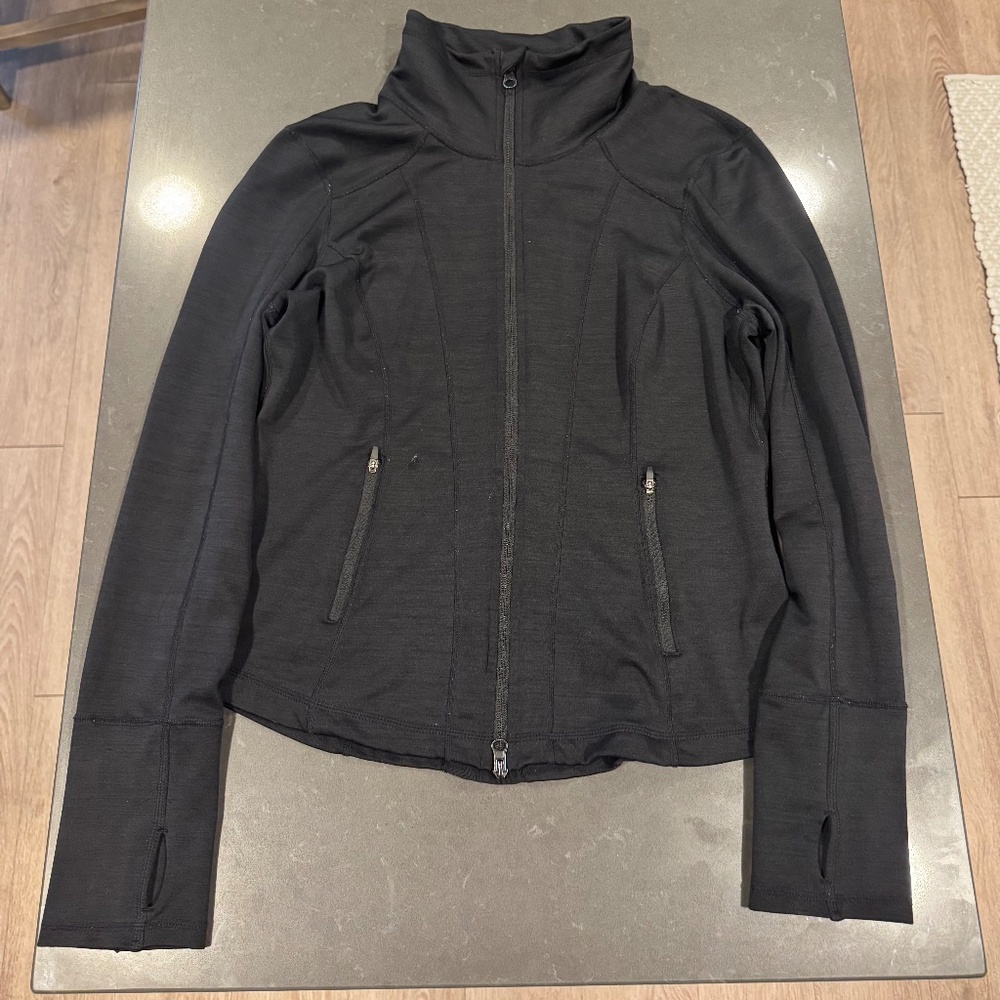 Zella Black Zip Athletic Jacket Women’s Medium